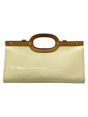Louis Vuitton Handbag Monogram Vernis Roxbury Drive Perlee Leather